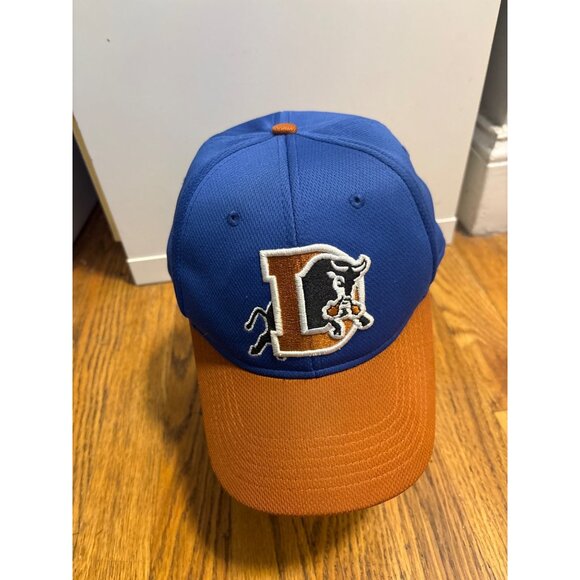 Durham Bulls Baseball Cap OSFM By OC Sports Adjustable Blue & Brown - Picture 1 of 7